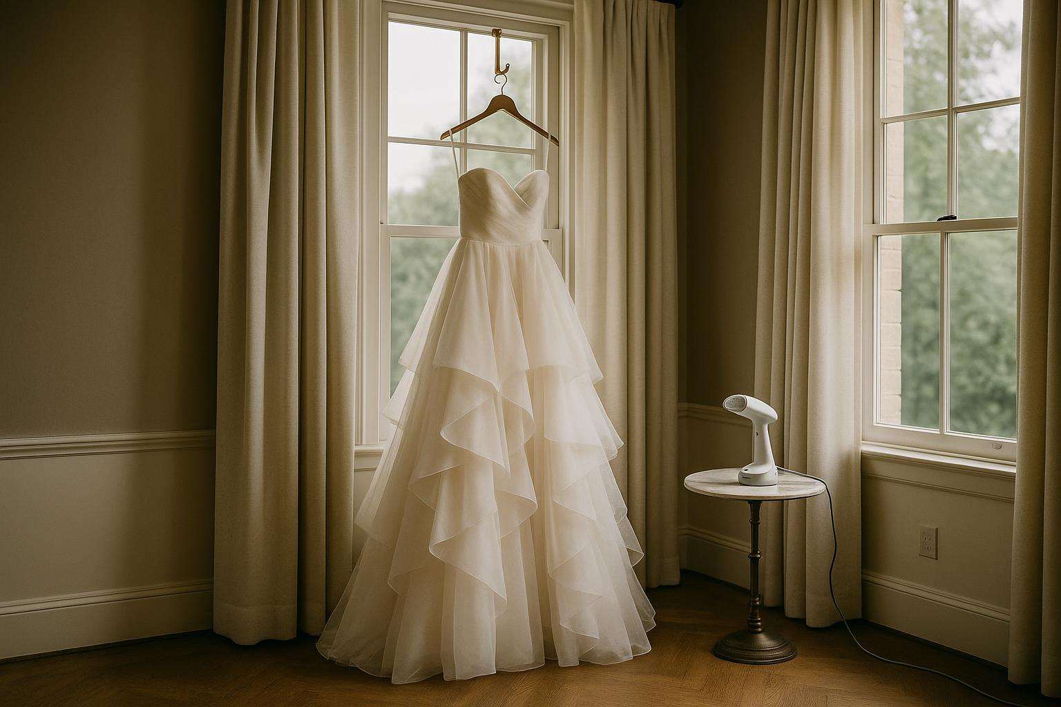 How to Steam a Wedding Dress Safely at Home
