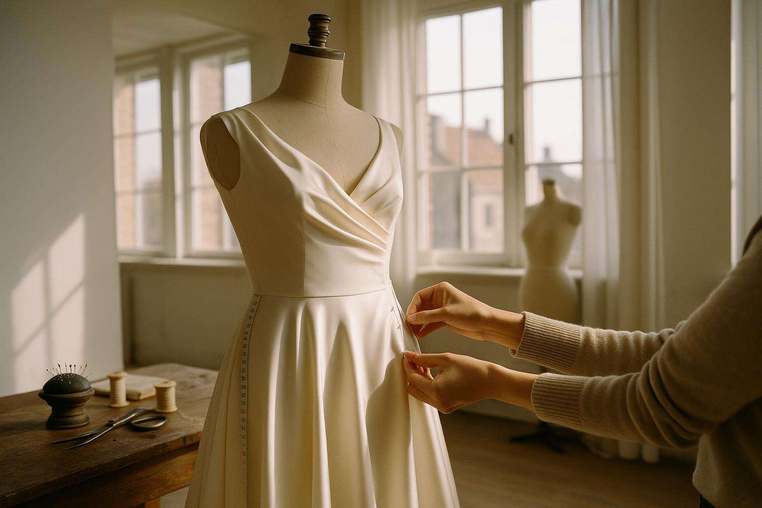 Taking In a Wedding Dress: Resizing a Gown That's Too Big