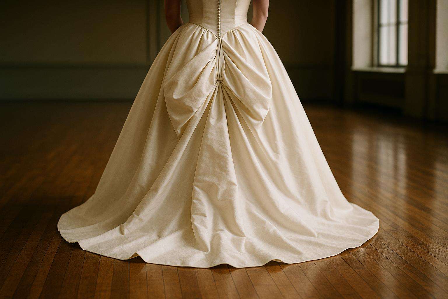 Wedding Dress Bustle Types: American, French, Ballroom & More
