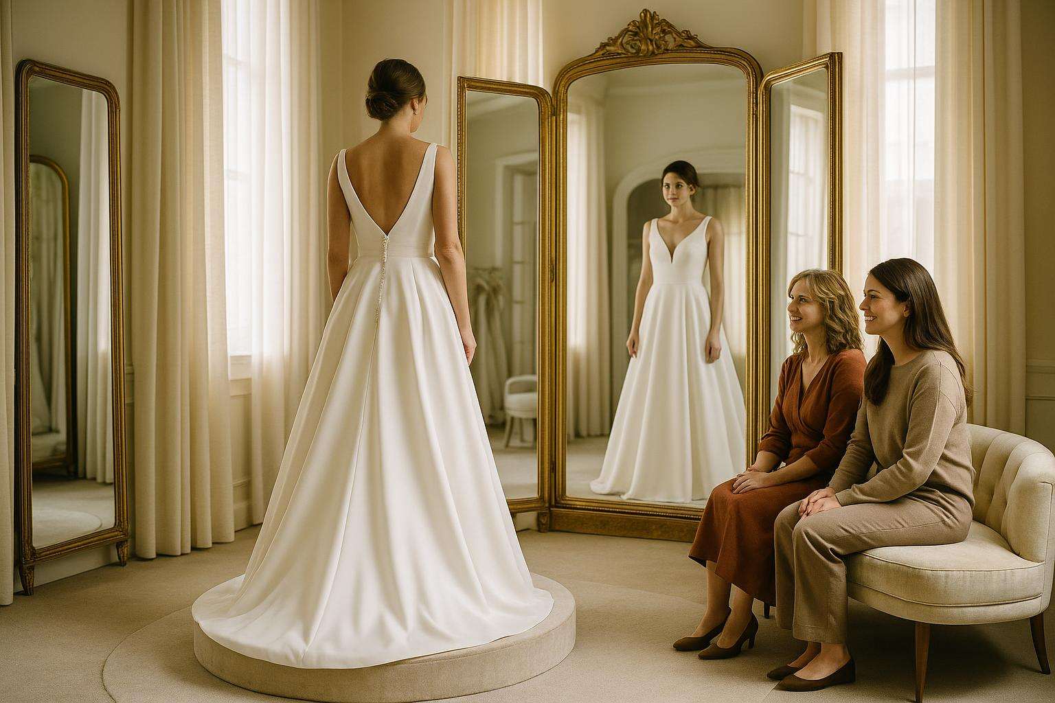 Who to Bring Wedding Dress Shopping (and Who to Leave Home)